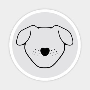 Dog Outline Magnet